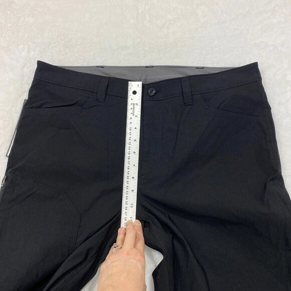 Eddie Bauer Fleece Lined Tech Pants Mens 36 x 32 Black Water Repellent Insulated - Picture 12 of 13